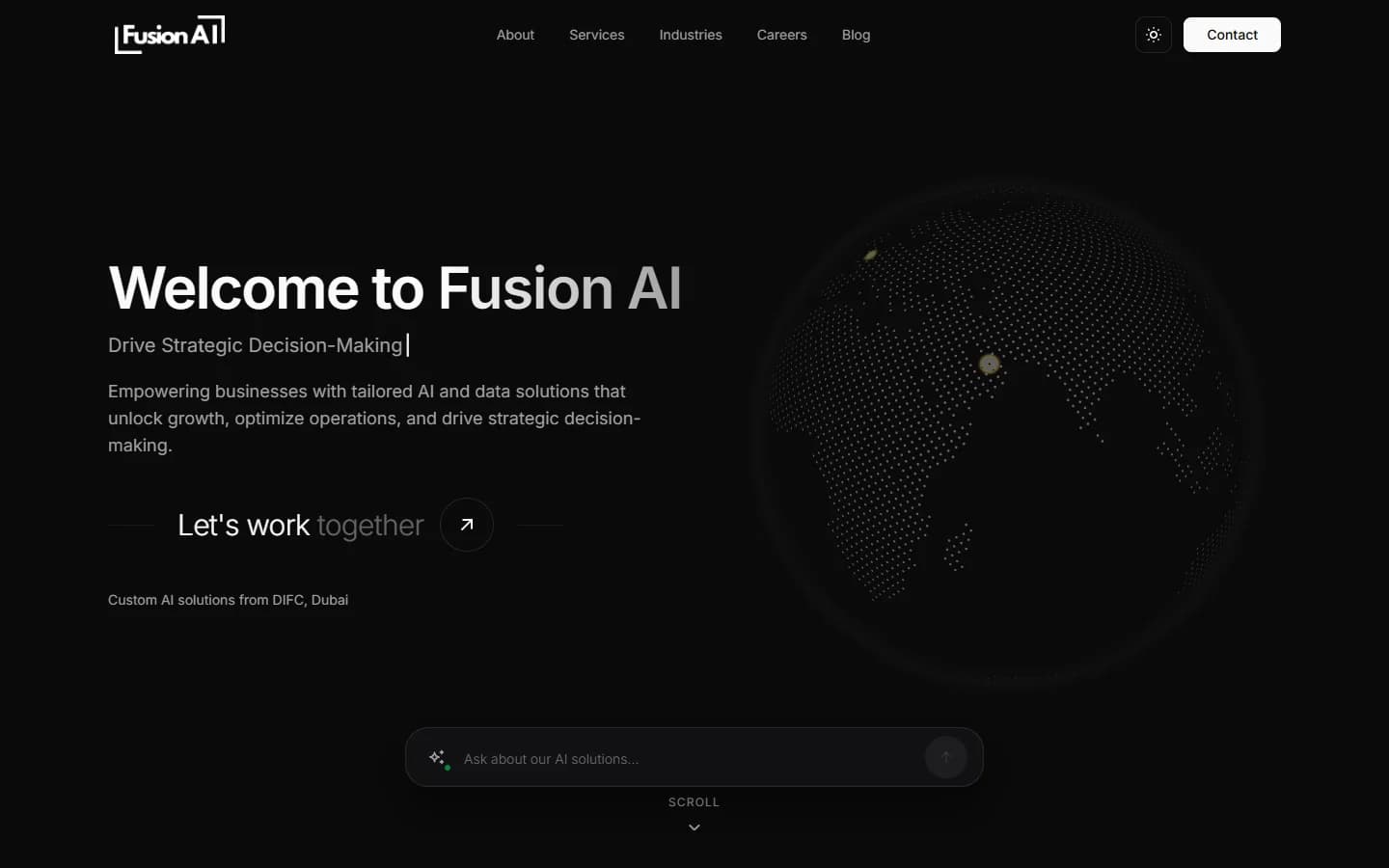 Website preview: Fusion AI