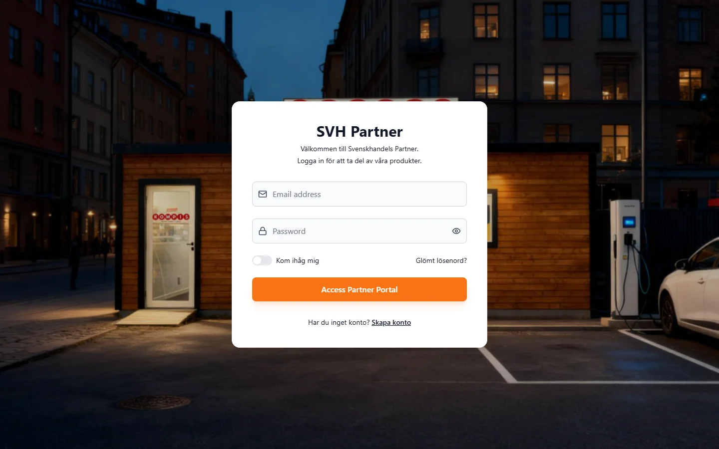 Website preview: SVH Partner
